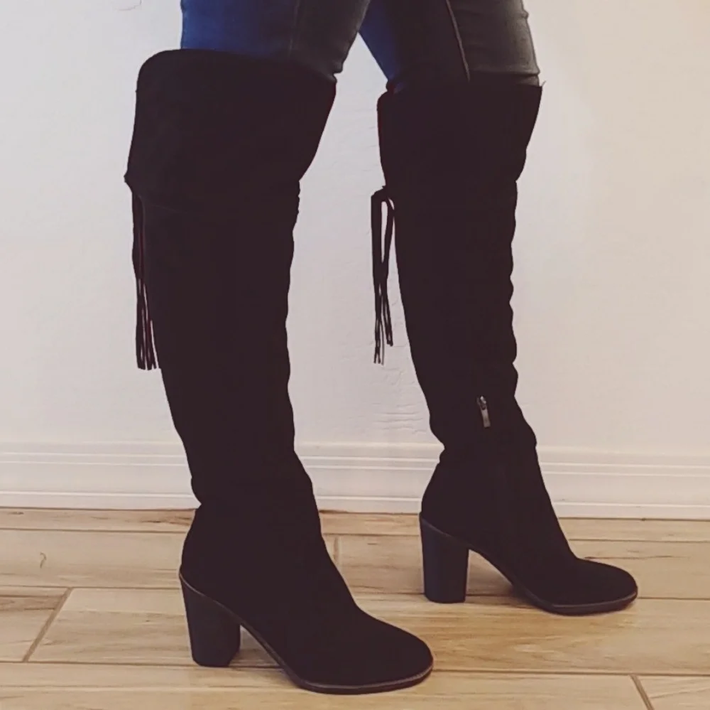 Franco Sarto | Suede Ellyn Over the Knee Boots
